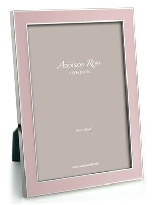 Addison Ross Light Pink Enamel Picture Frame 5 x 7 Inch Silver-plated FR1052, MPN: FR1052, UPC/EAN:…