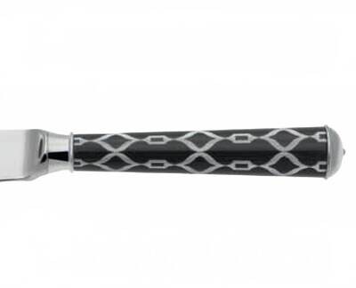 Ercuis Icone Brown Grey Carving Knife 11.625 Inch Gold Plated F601526-46, MPN: F601526-46, 80148082…
