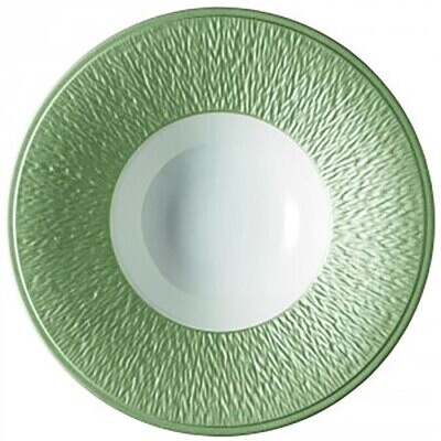 Raynaud Mineral Irise Rim Soup Plate Engraved Rim Celadon 0718-23-250022, MPN: 0718-23-250022, 3660…