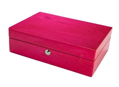 Tizo Super Simple Wooden Jewelry Box Hot Pink, MPN: NC152PKBX,