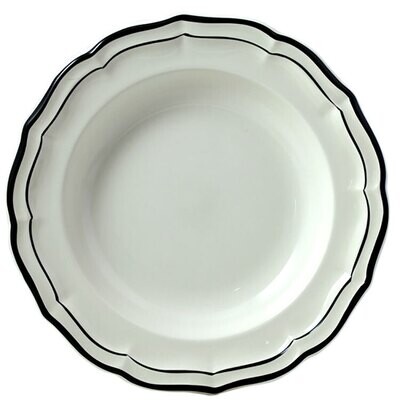 Gien Filet Midnight Rim Soup 1829ACRE22, MPN: 1829ACRE22, 840769053844