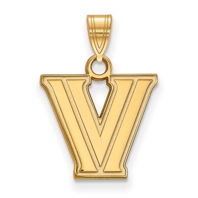 Villanova University Small Pendant 14k Yellow Gold 4Y001VIL, MPN: 4Y001VIL, 886774857756