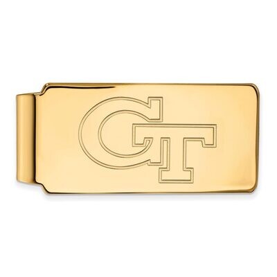 Georgia Institute of Technology Money Clip 14k Yellow Gold 4Y019GT, MPN: 4Y019GT, 886774875279