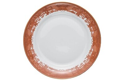 Mottahedeh Fitzhugh Cinnabar Large Dinner Plate S2519, MPN: S2519,