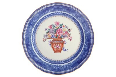 Mottahedeh Mandarin Bouquet Dinner Plate W2100, MPN: W2100,