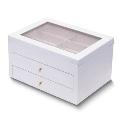 White Wood 18 Sunglass Storage Box GM24107WT, MPN: GM24107WT, 797140537434