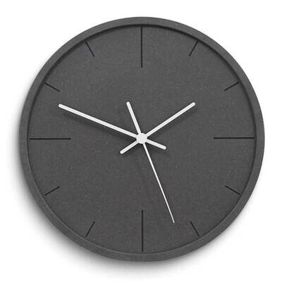 Black with White Hands Concrete Finish Battery Operated Wall Clock GM25185, MPN: GM25185, 788089161…