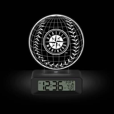 Game Time Seattle Mariners LED 3D Illusion Alarm Clock GM25316-SEA, MPN: GM25316-SEA, 81006814085