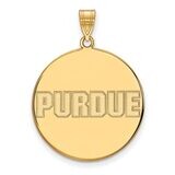 Purdue x-Large Disc Pendant 10k Yellow Gold 1Y078PU, MPN: 1Y078PU, 886774822914