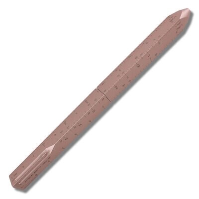 Acme Scale Rose Gold Retractable Ballpoint Pen P2SB01RGRB, MPN: P2SB01RGRB