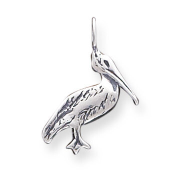 Pelican Pendant Antiqued Sterling Silver QC5022, MPN: QC5022, 883957532479