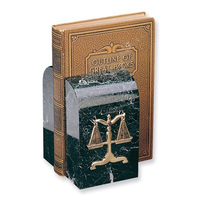 Legal Emblem Marble Bookends GL2850, MPN: GL2850, 797140481508