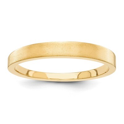 3mm Tapered Satin Band 14k Gold STK13, MPN: STK13, 886774403038