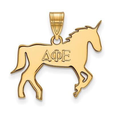 Delta Phi Epsilon Medium Pendant Gold-plated Silver GP036DPH, MPN: GP036DPH, 886774938035