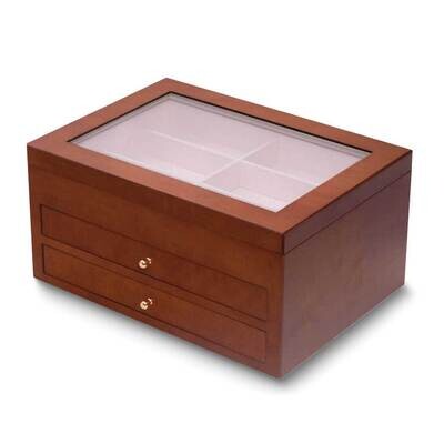 Cherry Wood 18 Sunglass Storage Box GM24107CW, MPN: GM24107CW, 797140527435