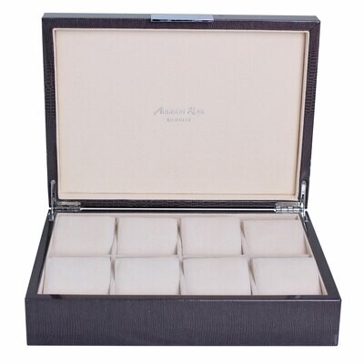 Addison Ross Brown Crocodile Watch Box8 x 11 Inch Lacquer BX1560W, MPN: BX1560W, UPC/EAN: 502404319…