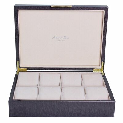 Addison Ross Brown Crocodile Watch Box8 x 11 Inch Lacquer BX1470W, MPN: BX1470W, UPC/EAN: 502404319…