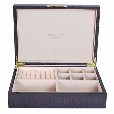 Addison Ross Brown Crocodile Jewelry Box8 x 11 Inch Lacquer BX1470J, MPN: BX1470J, UPC/EAN: 5024043…