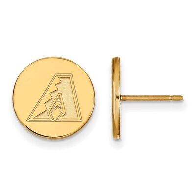 Arizona Diamondbacks Small Disc Earring Gold-plated Silver GP017DIA, MPN: GP017DIA, 886774920900