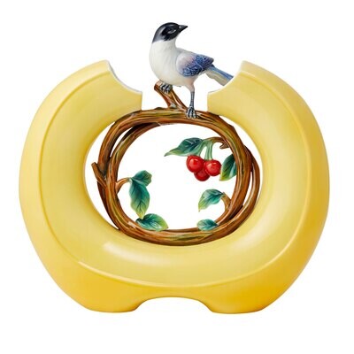 Franz Porcelain Vase Magpie &amp; Longan FZ03714, MPN: FZ03714, 817714016827