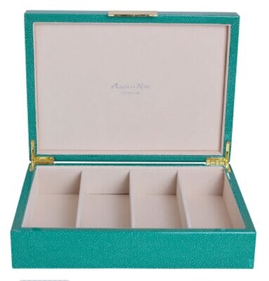 Addison Ross Green Shagreen Glasses Box8 x 11 Inch Lacquer BX1450G, MPN: BX1450G, UPC/EAN: 50240431…