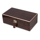 Ebony Veneer High Gloss Finish Multi Use Locking Collector Box by Jere, MPN: JJG2000, 191101036958