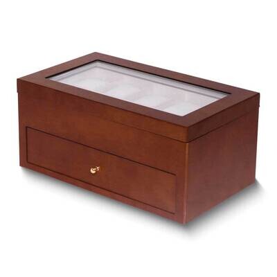 Cherry Wood 5 Sunglass and 10 Watch Storage Box GM24108CW, MPN: GM24108CW, 797140537465