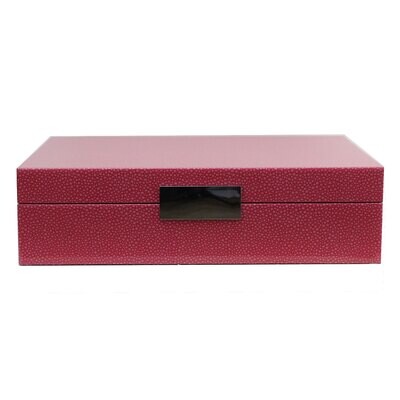 Addison Ross Pink Shagreen Storage Box8 x 11 Inch Lacquer BX1551, MPN: BX1551, UPC/EAN: 50240431903…