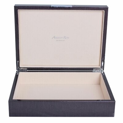 Addison Ross Brown Crocodile Storage Box8 x 11 Inch Lacquer BX1560, MPN: BX1560, UPC/EAN: 502404319…