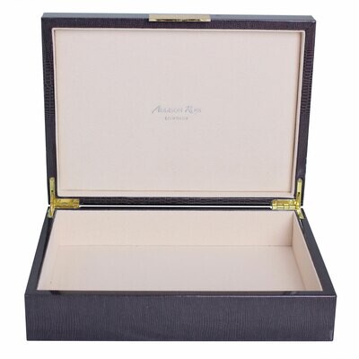 Addison Ross Brown Crocodile Storage Box8 x 11 Inch Lacquer BX1470, MPN: BX1470, UPC/EAN: 502404319…