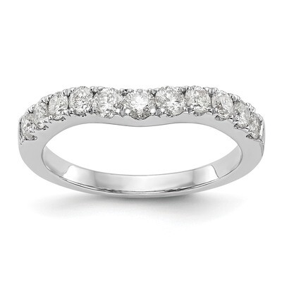 Diamond Wedding Band 14k White Gold RM3040B-075-WAA, MPN: RM3040B-075-WAA, RM3040B-075-WAA_HOM