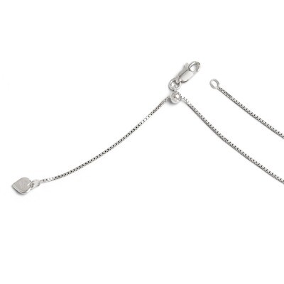 Leslie&#39;s Adjustable Box Chain 22 Inch - Sterling Silver HB-FC10-22, MPN: FC10-22, 886774541822