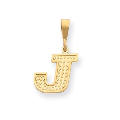 Initial J Charm 14k Gold C1449-J, MPN: C1449-J, 886774087733