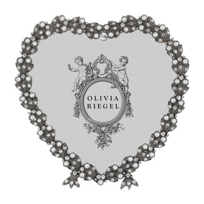 Olivia Riegel Pewter Contessa Heart 3.5 Inch Picture Frame RT2203, MPN: RT2203,
