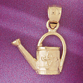 Dazzlers Jewelry Water Jug Pendant Necklace Charm Bracelet in Yellow, White or Rose Gold 6674, MPN:…
