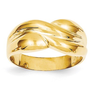 Twisted Dome Ring 14k Gold Polished C1560, MPN: C1560, 886774087931
