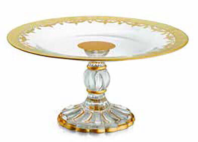 Arte Italica Vetro Gold Petit Four Stand VG4861