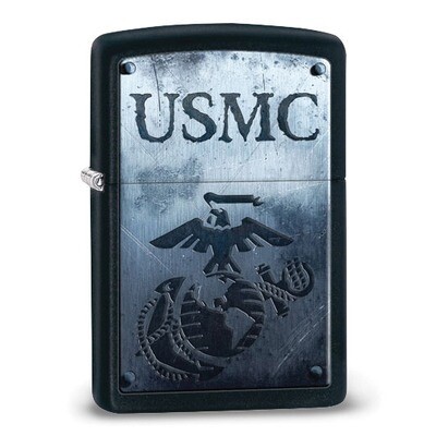 Zippo Black Matte USMC Lighter GM20880, MPN: GM20880, 0-41689-2874