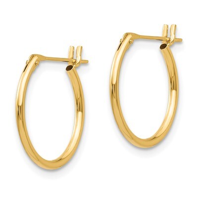 1.25mm Hoop Earrings - 14k Gold SE234 by Madi K, MPN: SE234, 27657159943