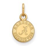 University of Alabama x-Small Pendant 10k Yellow Gold 1Y043UAL, MPN: 1Y043UAL, 886774817170