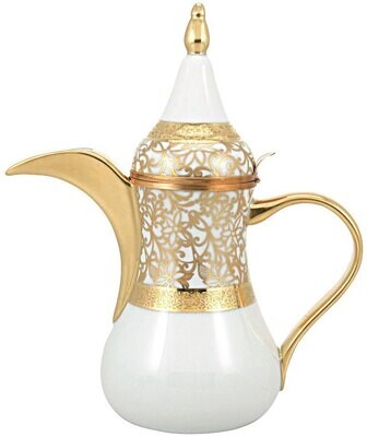 Raynaud Tolede Gold White Arabic Coffee Pot, MPN: 0523-17-434056, 3660006625569