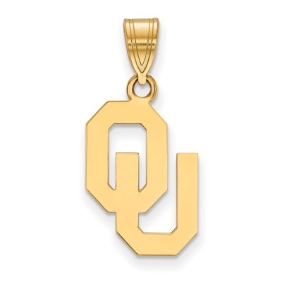 University of Oklahoma Medium Pendant 14k Yellow Gold 4Y003UOK, MPN: 4Y003UOK, 886774861593