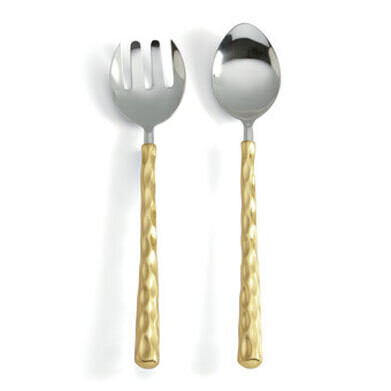 Michael Wainwright Truro Gold Salad Servers, MPN: 43TR28, 878686006520