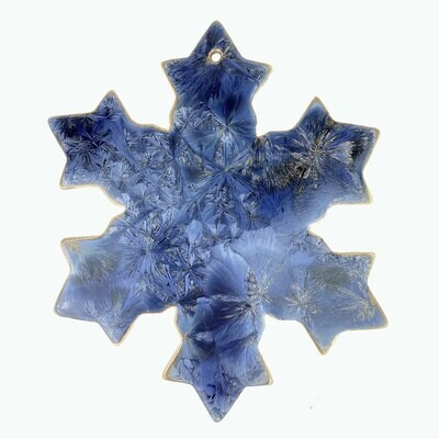 Michael Wainwright Borealis Frost Blue Snowflake Ornament 138BO60, MPN: 138BO60,
