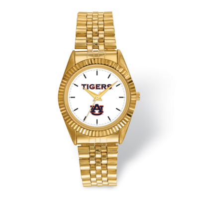 Auburn University Pro Gold-tone Mens Watch AU166, MPN: AU166, 191101126147