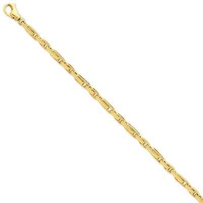 4.5mm Polished Fancy Link Chain 18 Inch 14k Gold LK738-18, MPN: LK738-18, 191101654596