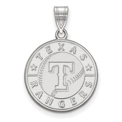 Texas Rangers Large Pendant 10k White Gold 1W003RAN, MPN: 1W003RAN, 886774770680