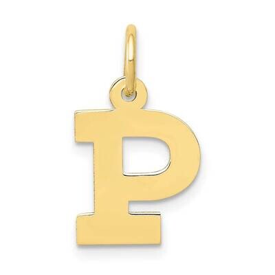 Block Initial P Charm 10k Gold Small 10YC664P, MPN: 10YC664P,