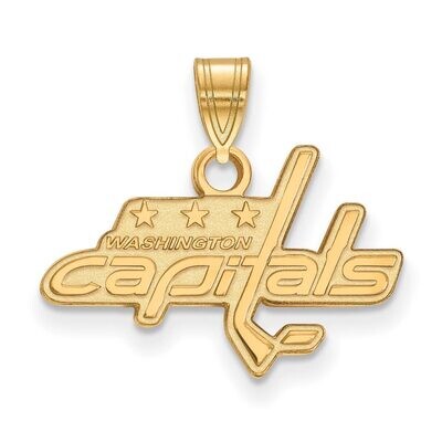 Washington Capitals Small Pendant Gold-plated Silver GP002CAP, MPN: GP002CAP, 886774740645