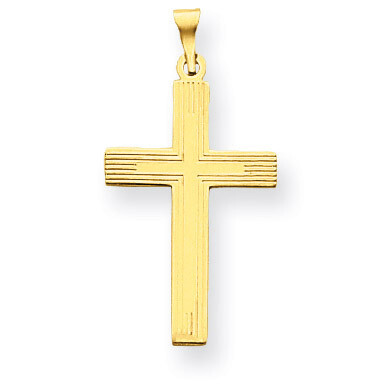 Cross Charm 14k Gold Polished XR541, MPN: XR541, 883957977713